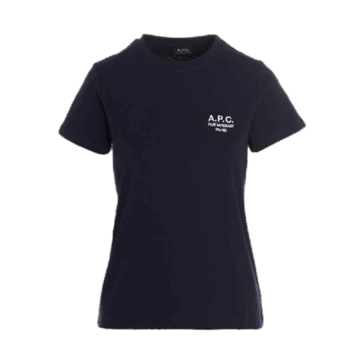 (W) A.P.C. Denise T-Shirt Dark Navy Blue