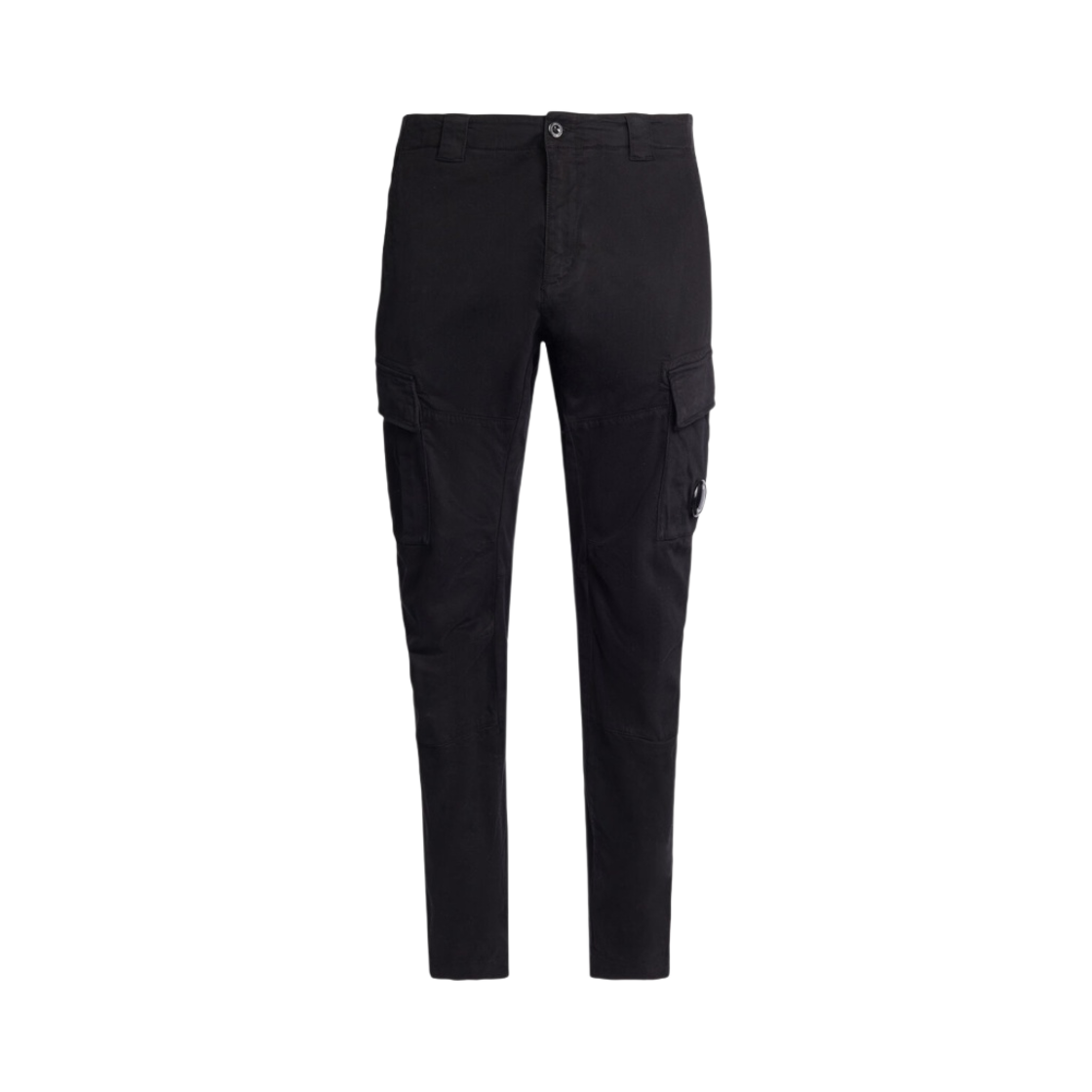 15CMPA186A005529G999 C.P. Company Stretch Sateen Cargo Pants Ergonomic Fit Black - 23FW