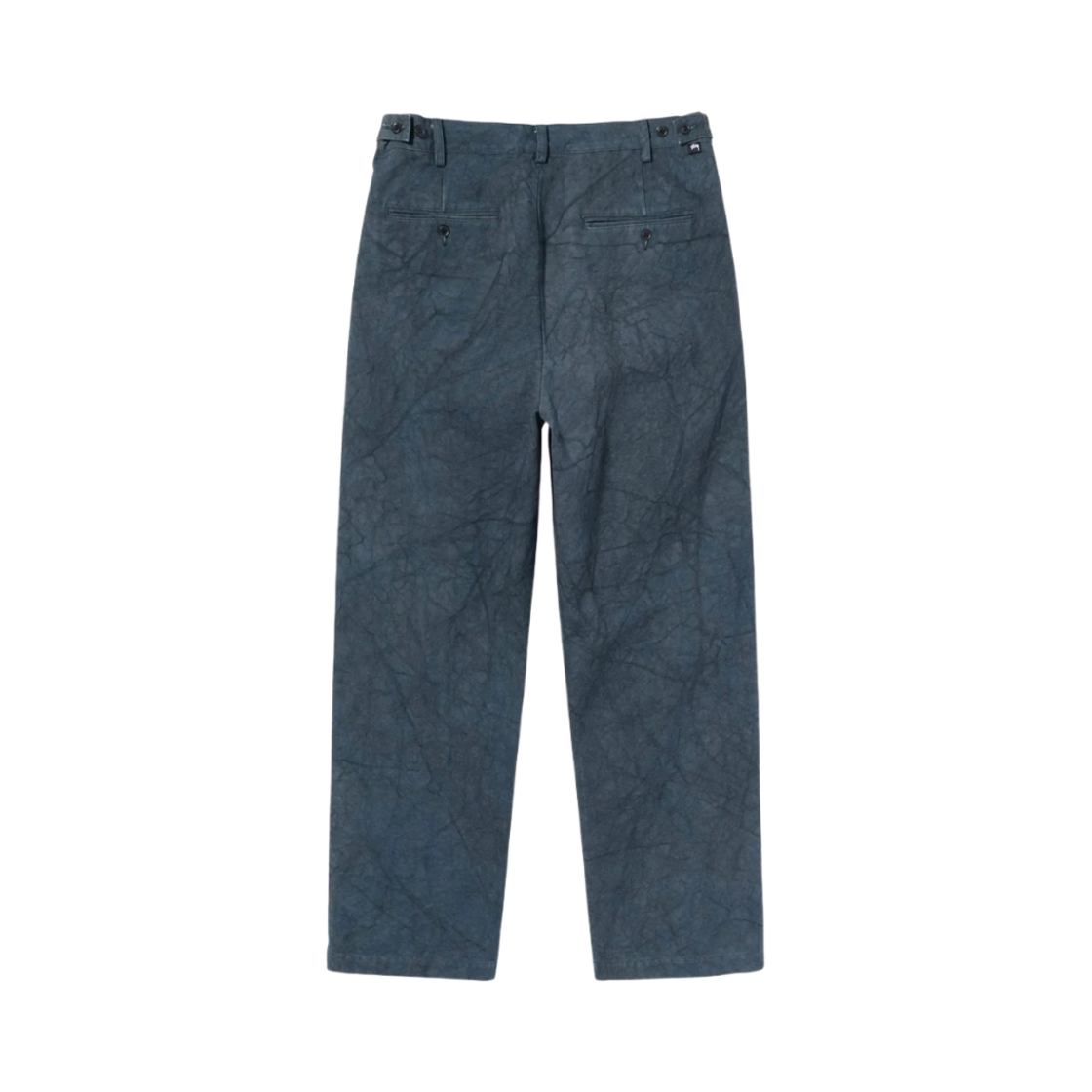 스투시 캔버스 볼륨 플리츠 트라우저 네이비(Stussy Canvas Volume Pleated Trousers Navy) - 2