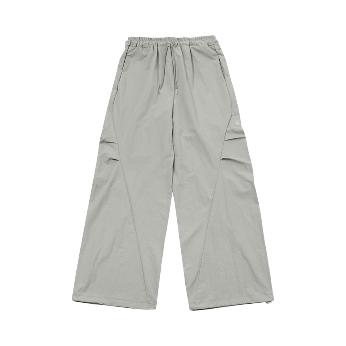 SR24PT0001LG SLOW RECORD HOUSE Parachute Flare Pants Gray