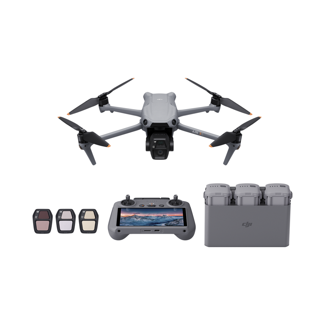 디제이아이 에어3에스 플라이 모어 콤보 (DJI RC 2)(DJI Air 3S Fly More Combo (DJI RC 2))