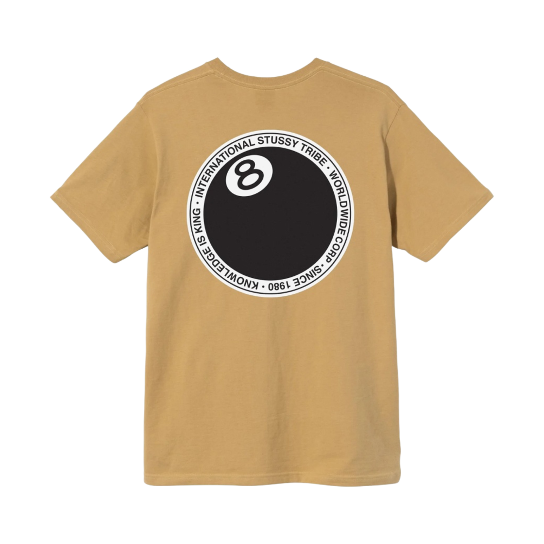 1904646 Stussy 8 Ball Dot T-Shirt Khaki