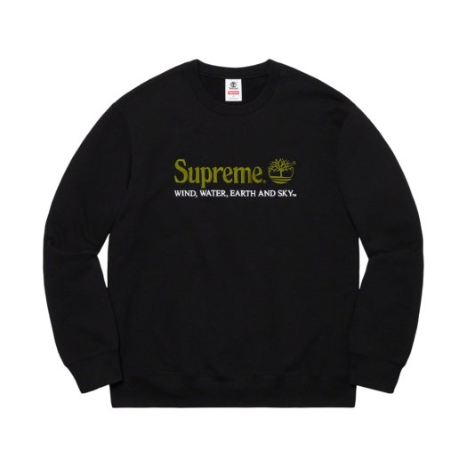 Supreme x Timberland Crewneck Black - 20SS