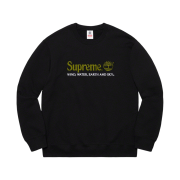 Supreme x Timberland Crewneck Black - 20SS