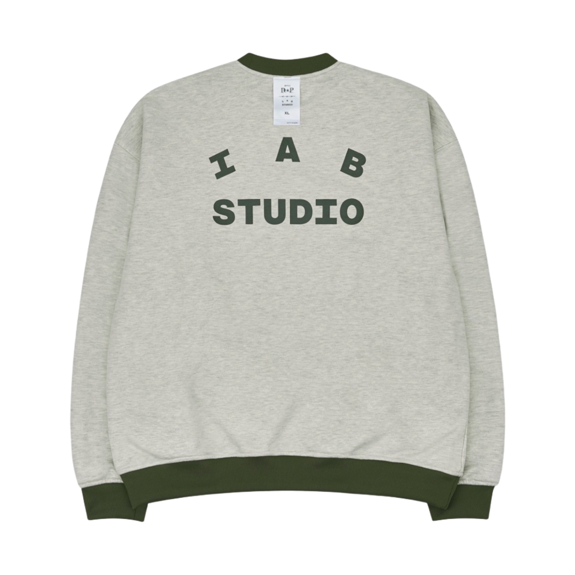 아이앱 스튜디오 x D.P. 리버시블 스웨트셔츠 오트밀 레인저 그린(IAB Studio x D.P. Reversible Sweatshirt Oatmeal Ranger Green)