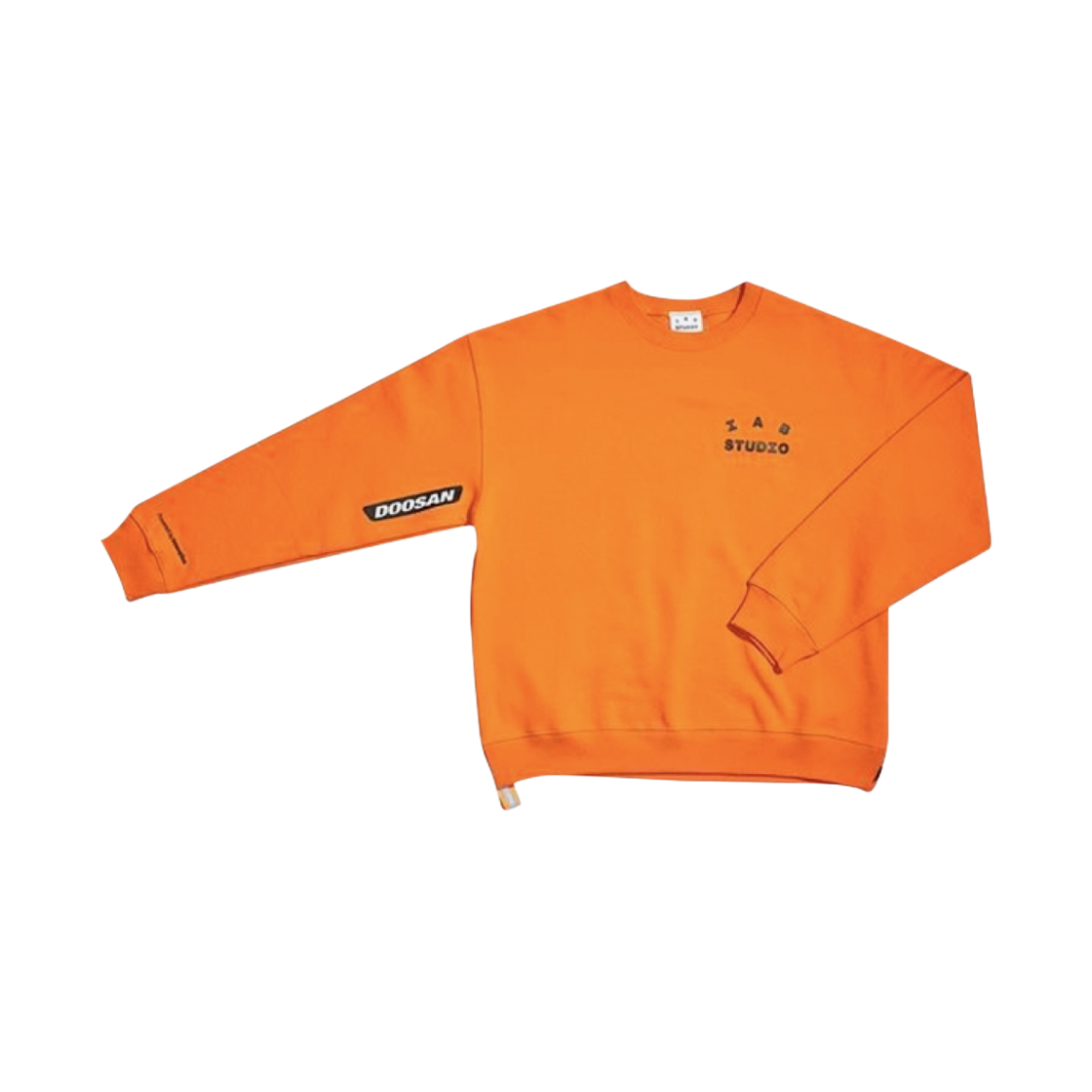아이앱 스튜디오 x 두산 인프라코어 스웨트셔츠 오렌지(IAB Studio x Doosan Infracore Sweatshirt Orange) - 2