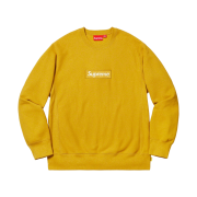 Supreme Box Logo Crewneck Mustard - 18FW