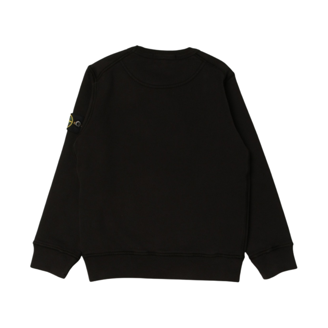 (키즈) 스톤 아일랜드 61340 코튼 플리스 크루넥 스웨트셔츠 블랙 - 22SS((Kids) Stone Island 61340 Cotton Fleece Crewneck Sweatshirt Black - 22SS) - 2