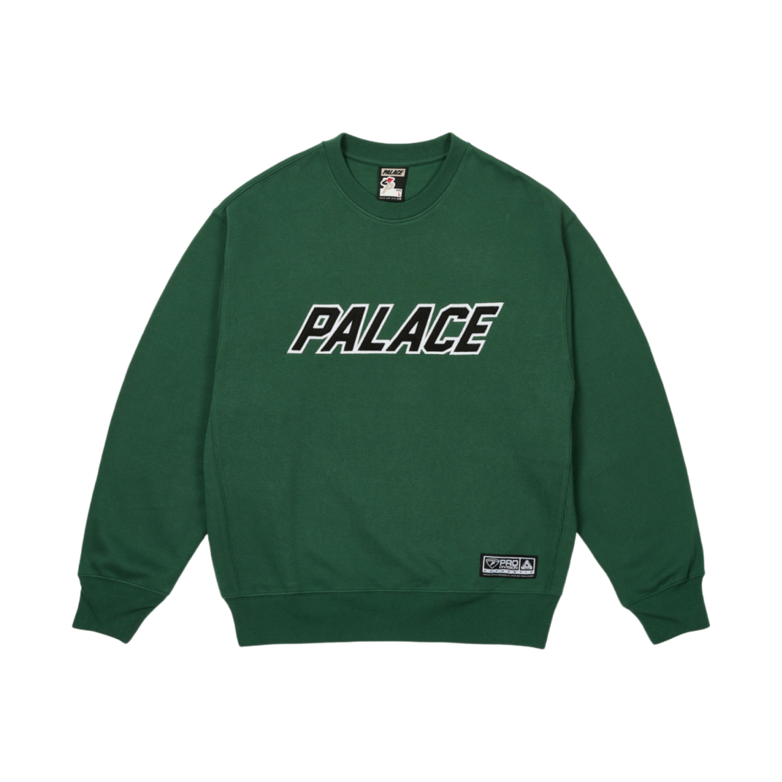 팔라스 아플리케 팀 크루 레이시 그린 - 25SS