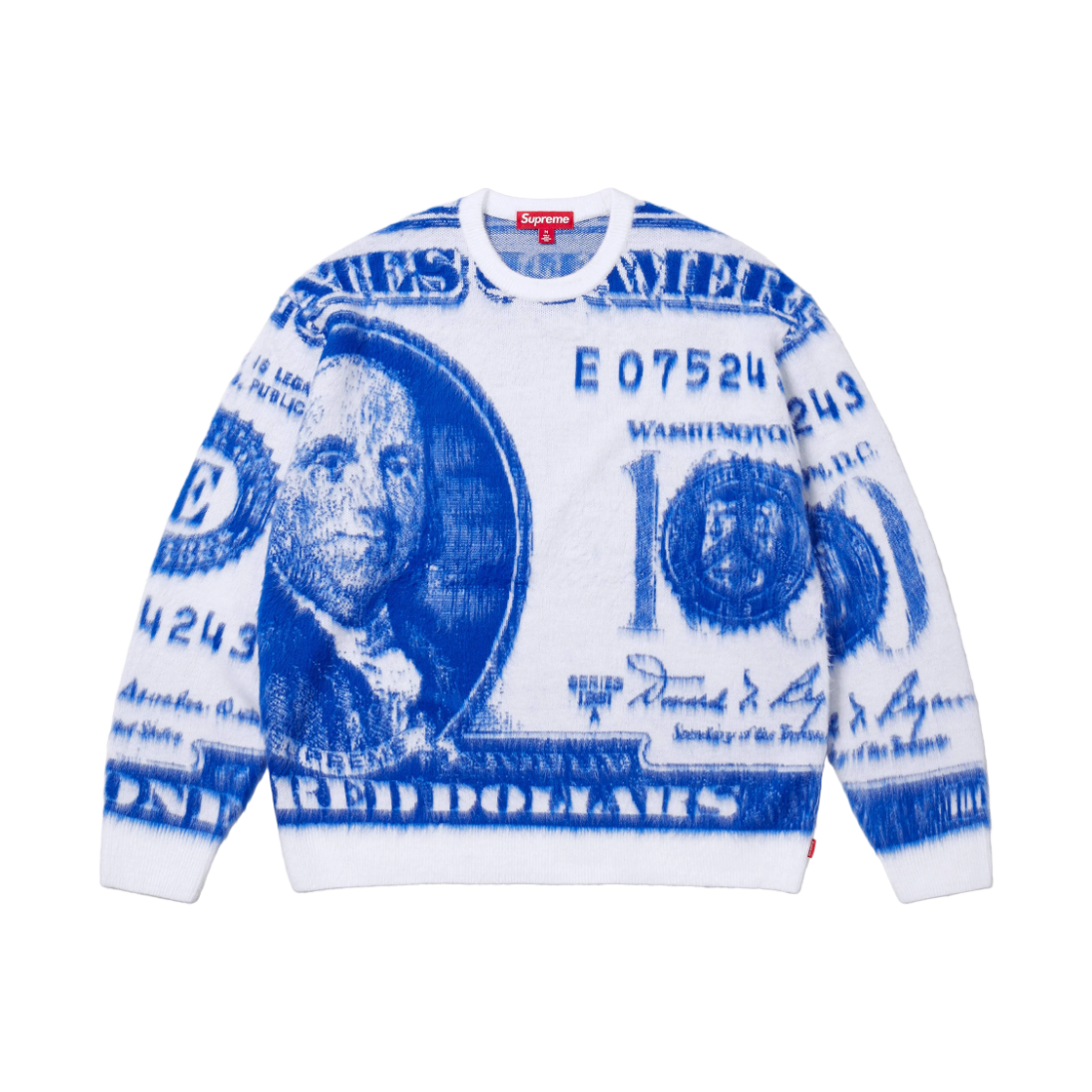 슈프림 머니 스웨터 화이트 - 25SS(Supreme Money Sweater White - 25SS) - 1