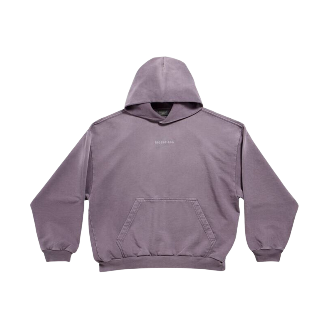 발렌시아가 백 후드 미디움 핏 페이디드 퍼플(Balenciaga Back Hoodie Medium Fit Faded Purple) - 2