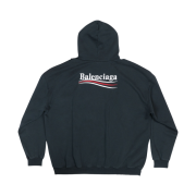 Balenciaga Political Campaign Hoodie Large Fit Black