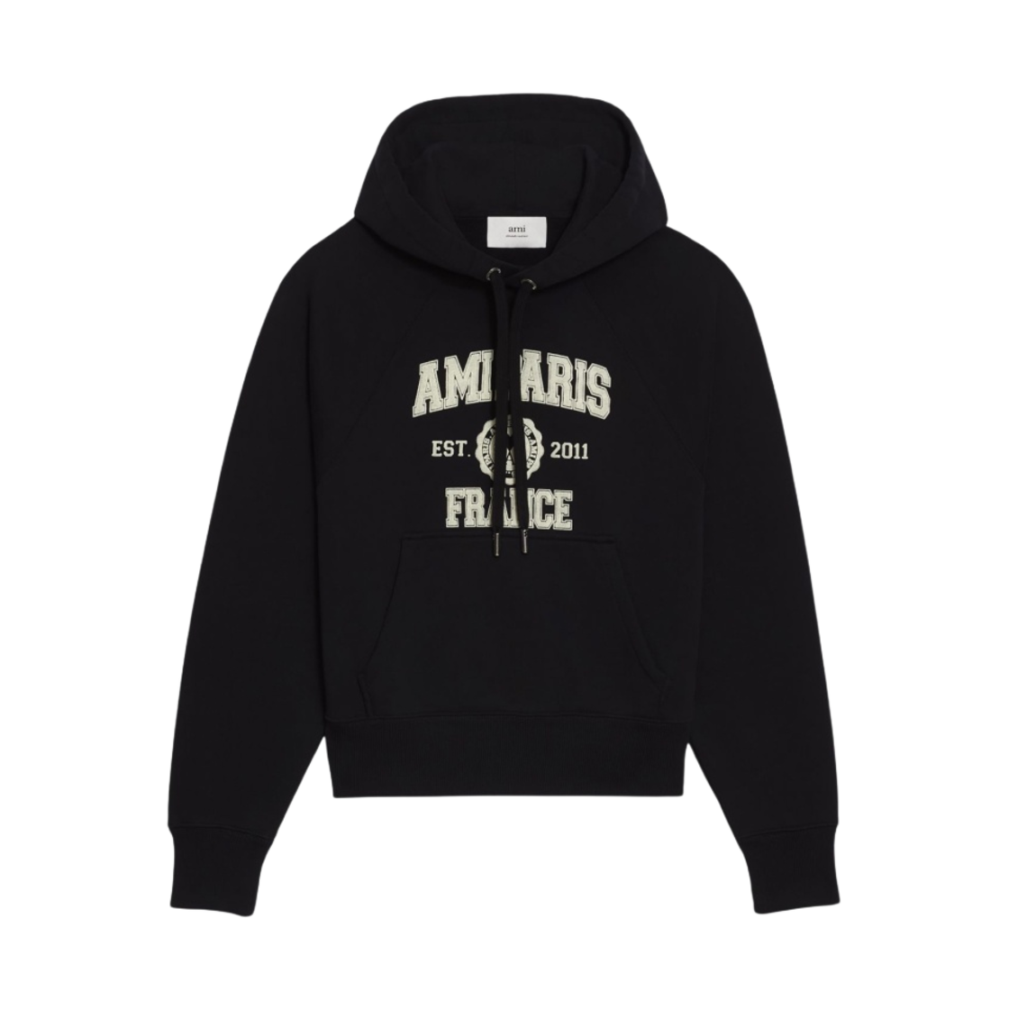 아미 파리 프랑스 후드 스웨트셔츠 블랙(Ami Paris France Hood Sweatshirt Black)