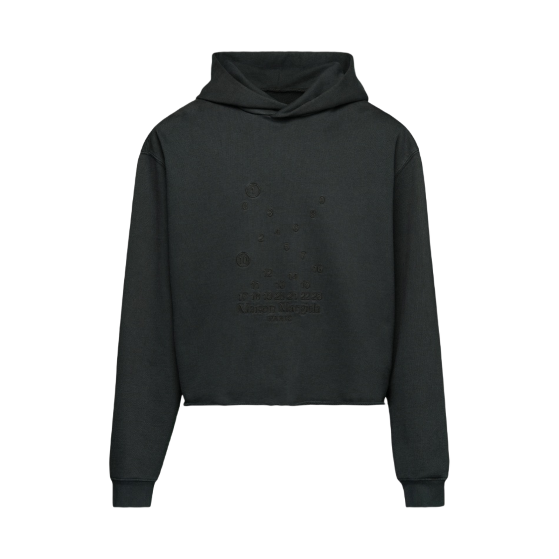 메종 마르지엘라 뉴메릭 로고 후드 차콜(Maison Margiela Numeric Logo Hoodie Charcoal) - 1