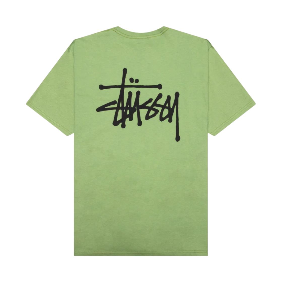 스투시 베이직 스투시 티셔츠 모스 2023