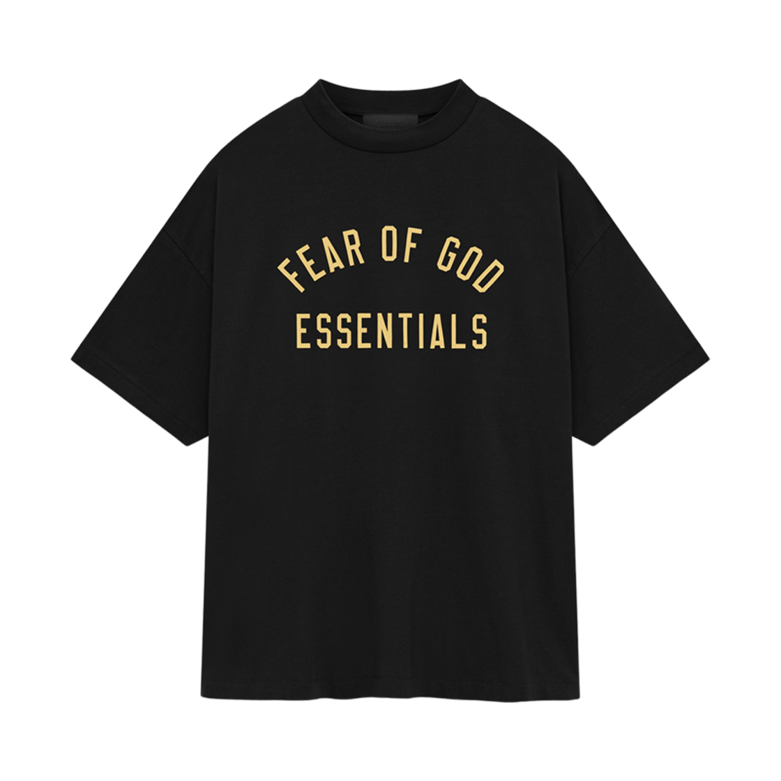 에센셜 저지 크루넥 티셔츠 블랙 - 24FW(Essentials Jersey Crewneck Tee Black - 24FW)