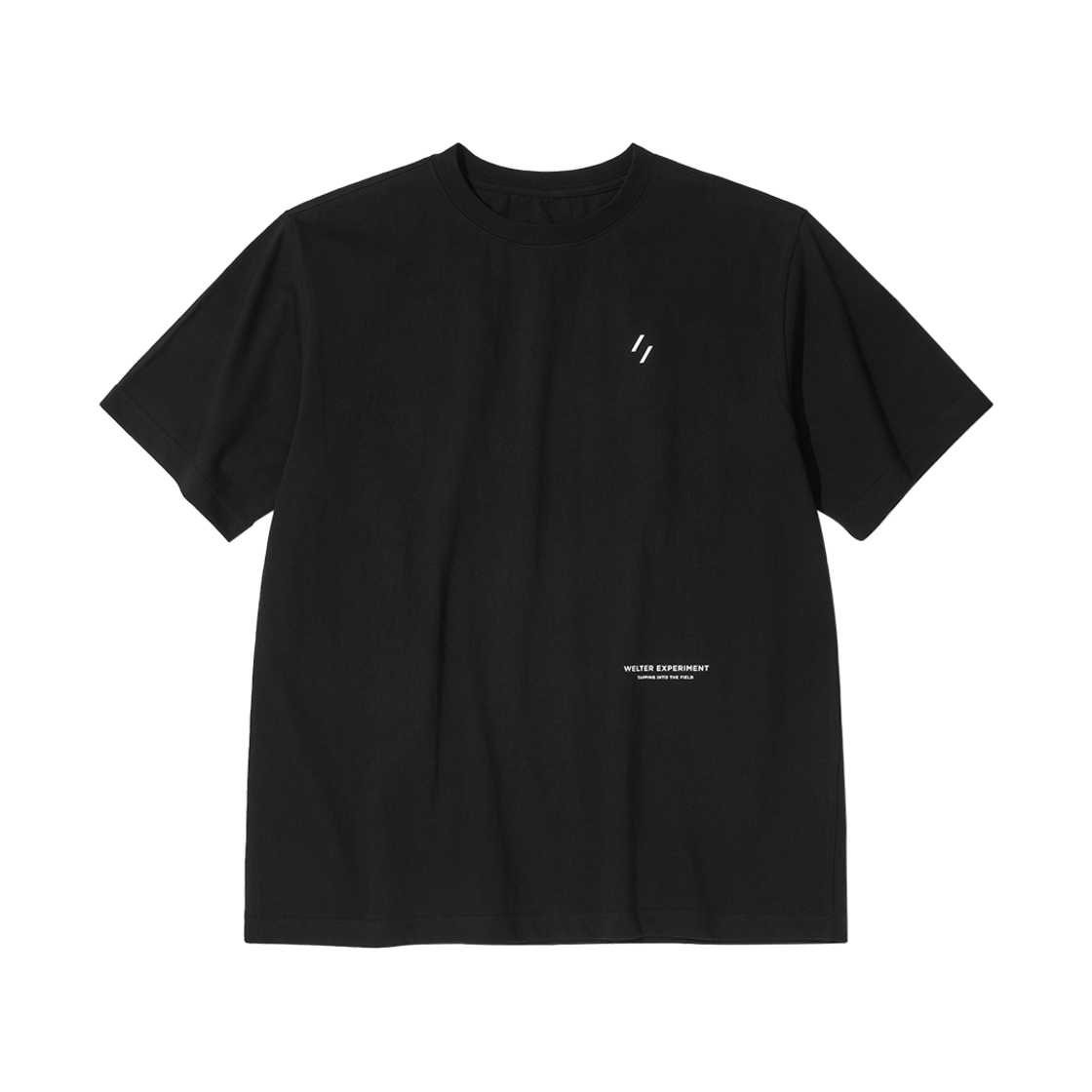 WBEUTS001BK Welter Experiment Nature Balance T-Shirt Black