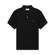 AMI de Coeur Polo Shirt Black