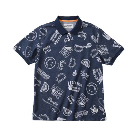 Horn Garment Archive Golf Wear Polo T-Shirt Navy