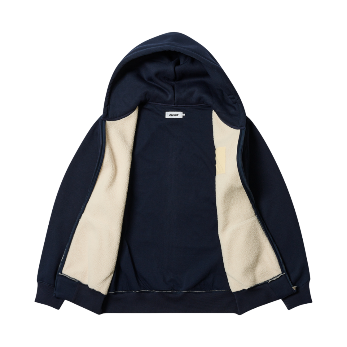 팔라스 써멀 엠보스 P3 집 후드 네이비 - 24FW(Palace Thermal Embossed P3 Zip Hood Navy - 24FW) - 2