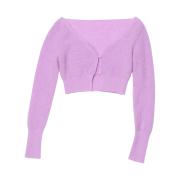 (W) Jacquemus Le Cardigan Alzou Purple