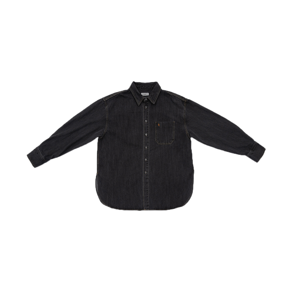이너프원 스텐다드 데님 셔츠 맨 블랙(EnoughOne Standard Denim Shirt Men Black)