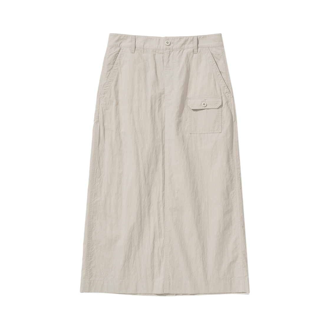 UB2534SK443MLG Uniform Bridge Pocket Long Skirt Womens Light Grey