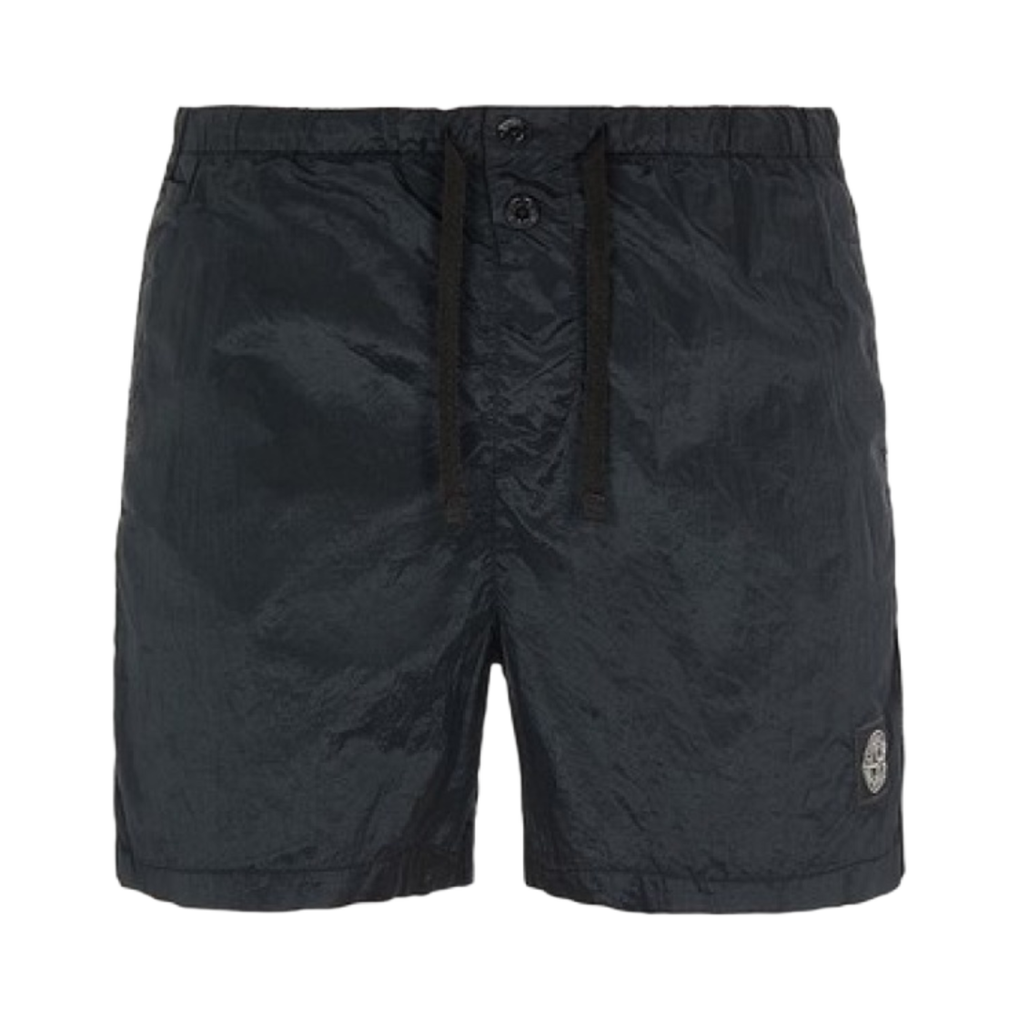 스톤 아일랜드 B0643 나일론 메탈 스위밍 트렁크 블랙 - 22SS