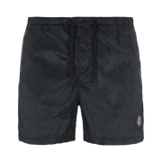 Stone Island B0643 Nylon Metal Swimming Trunk Black - 22SS