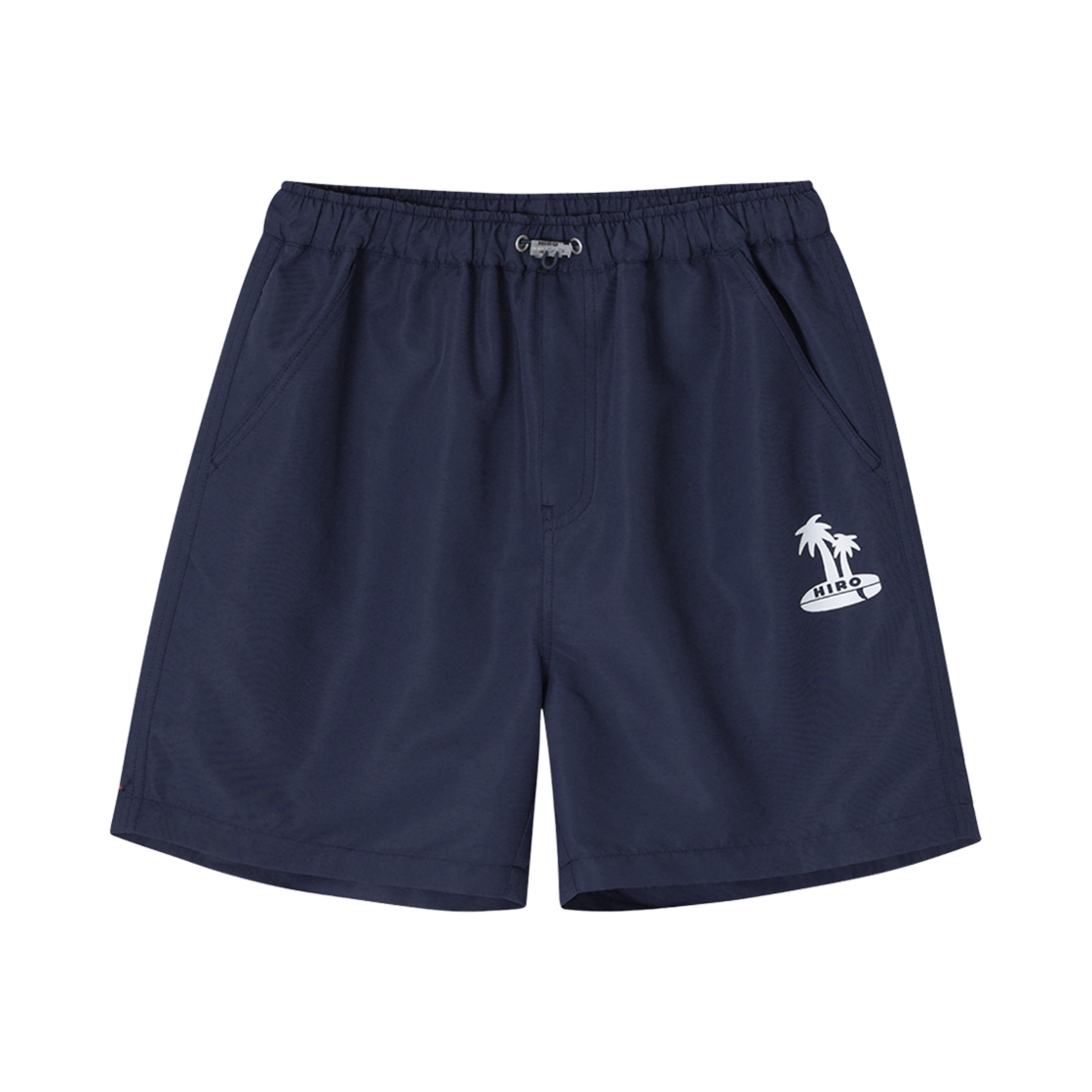 (키즈) 히로 서핑 로고 쇼츠 네이비((Kids) Hiro Surfing Logo Shorts Navy)