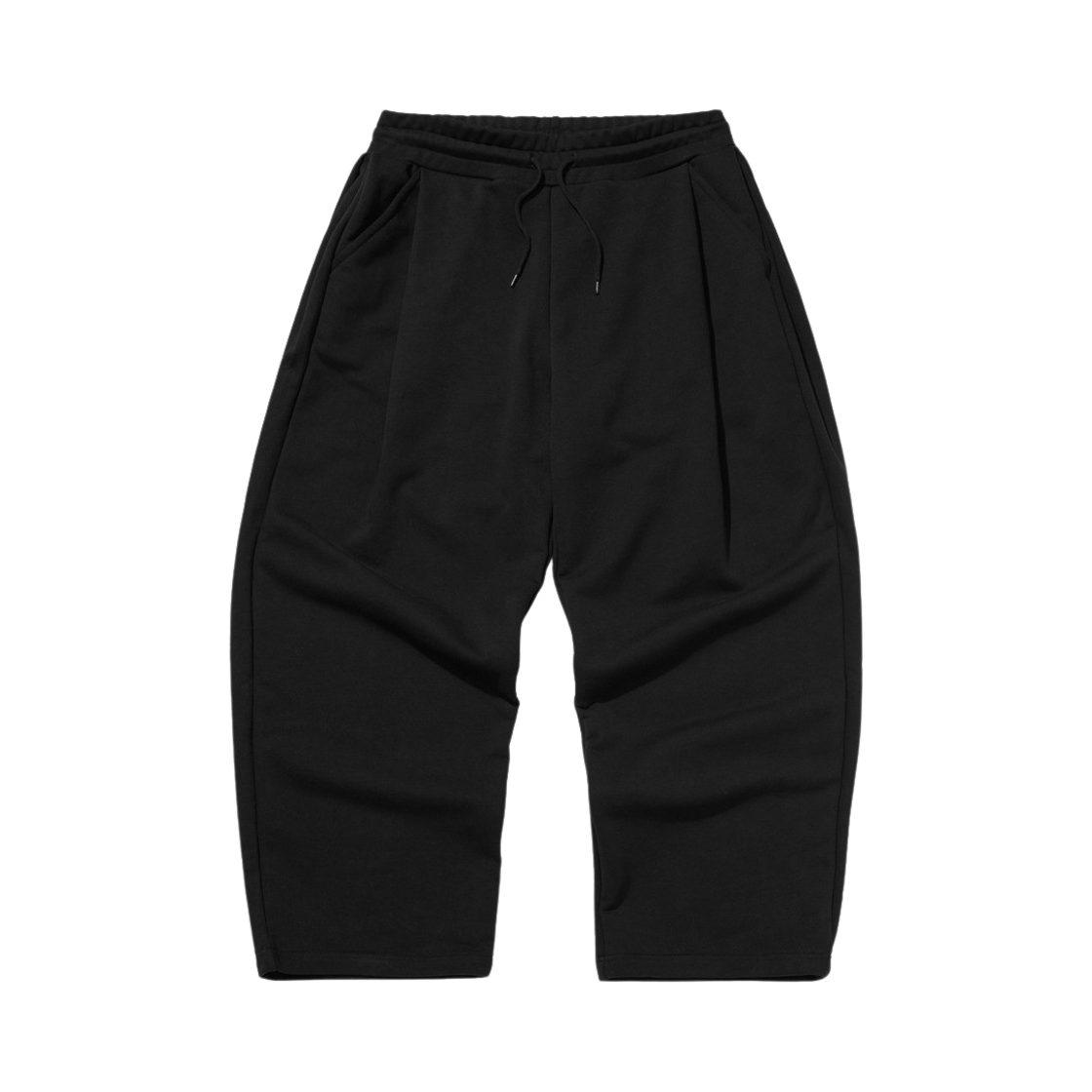 스웨이드 투턱 롱 팬츠 블랙(Suade Two Tuck Long Pants Black)