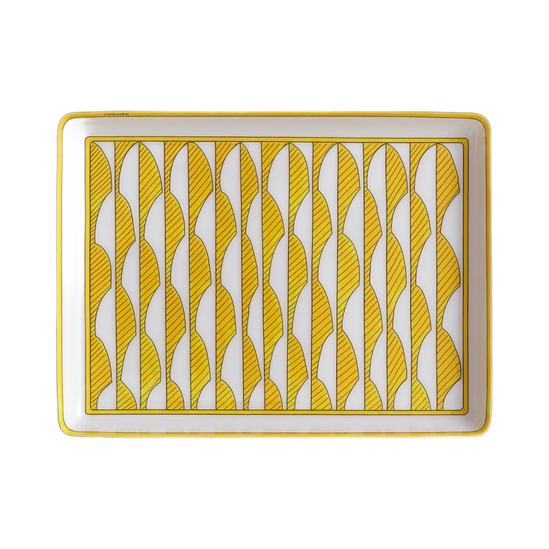 P046089P Hermes Soleil d’Hermes 24 Small Tray Yellow