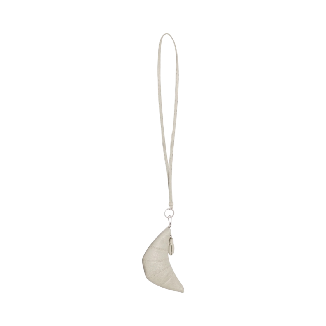 르메르 크루아상 코인 퍼스 네클리스 소프트 그레인드 레더 라이트 세이지(Lemaire Croissant Coin Purse Necklace Soft Grained Leather Light Sage)