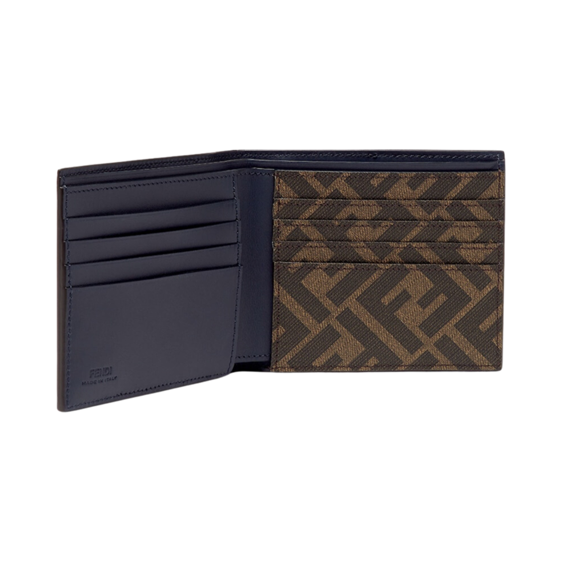펜디 FF 스퀘어 반지갑 블루(Fendi FF Squared Bi-Fold Wallet Blue) - 2
