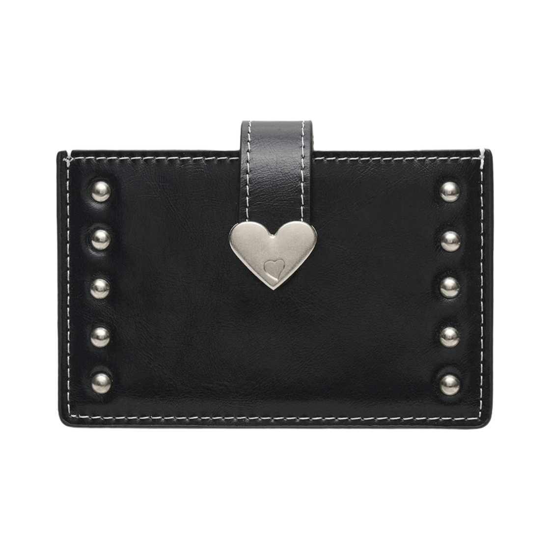 르마스크 페어 3단 아코디언 웨스턴 명함 카드지갑 블랙(Le Masque Pair 3-Layer Accordion Western Card Wallet Black)