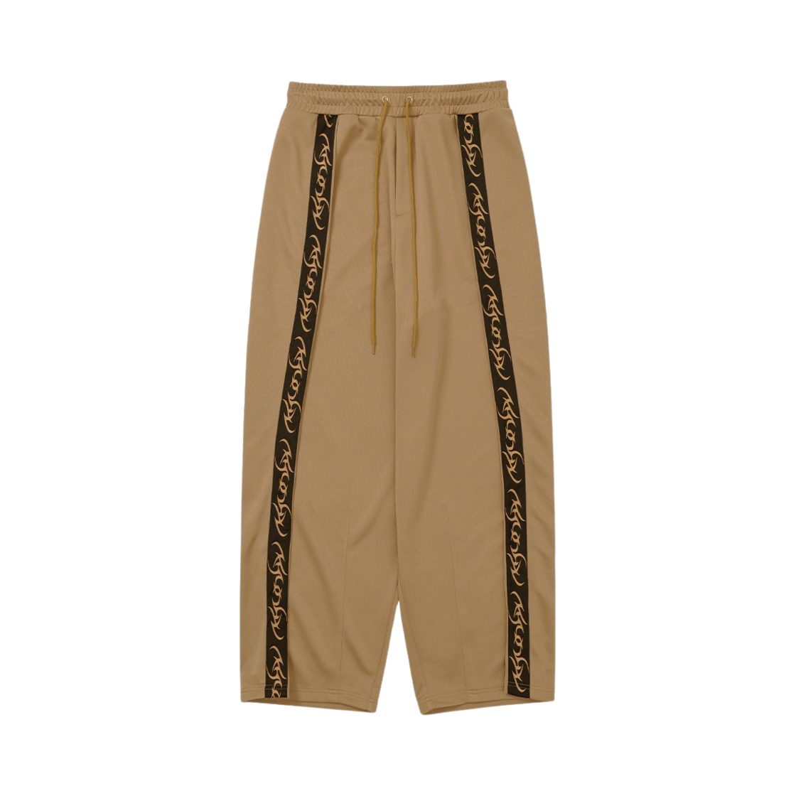 AJ244PT008MC Ajobyajo One Tuck Track Pants Mocha