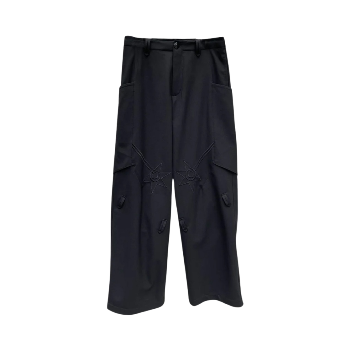 KKSS24T06-24 Kiko Kostadinov Nesebur Embroidered Trouser Night Black