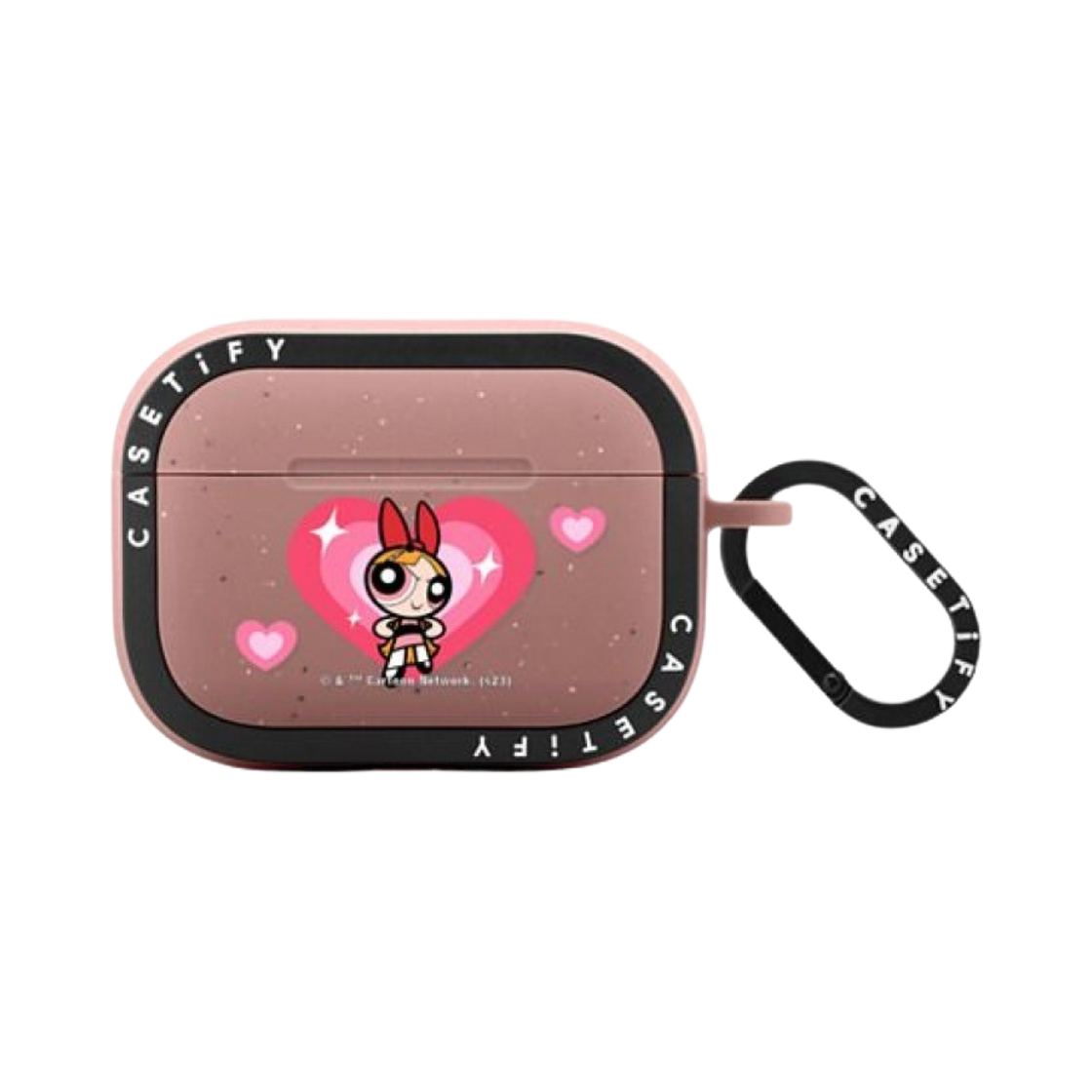 케이스티파이 x 파워퍼프걸 블라썸 에어팟 프로 울트라 임팩트 케이스 매트 더스티 로즈(Casetify x The Powerpuff Girls Blossom AirPods Pro Ultra Impact Case Matte Dusty Rose) - 1