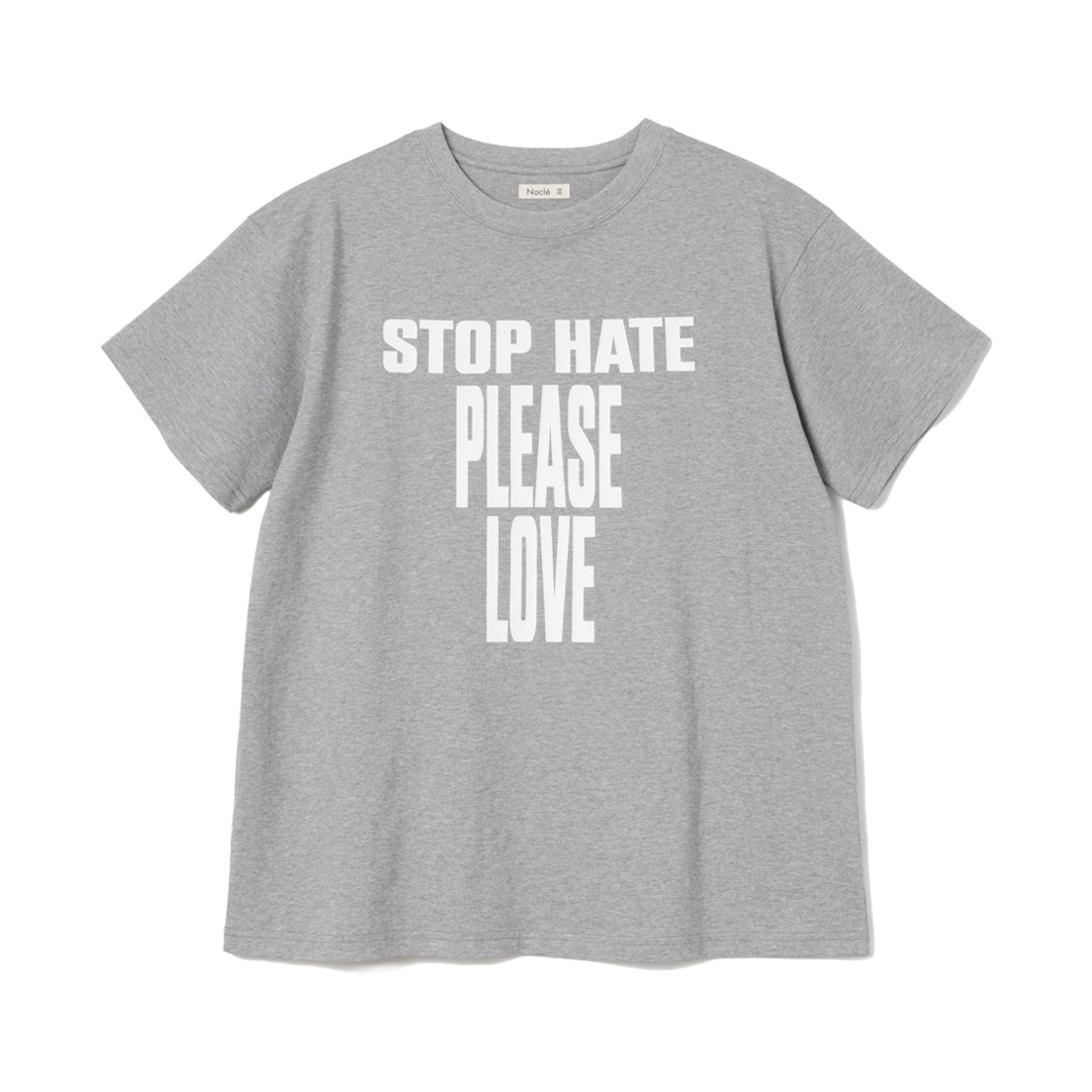 노클 S.H.P.L 티셔츠 그레이(Nocle S.H.P.L T-shirts Grey)