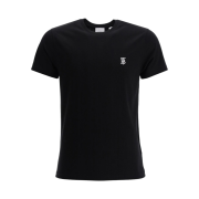 Burberry Monogram Motif Cotton T-Shirt Black