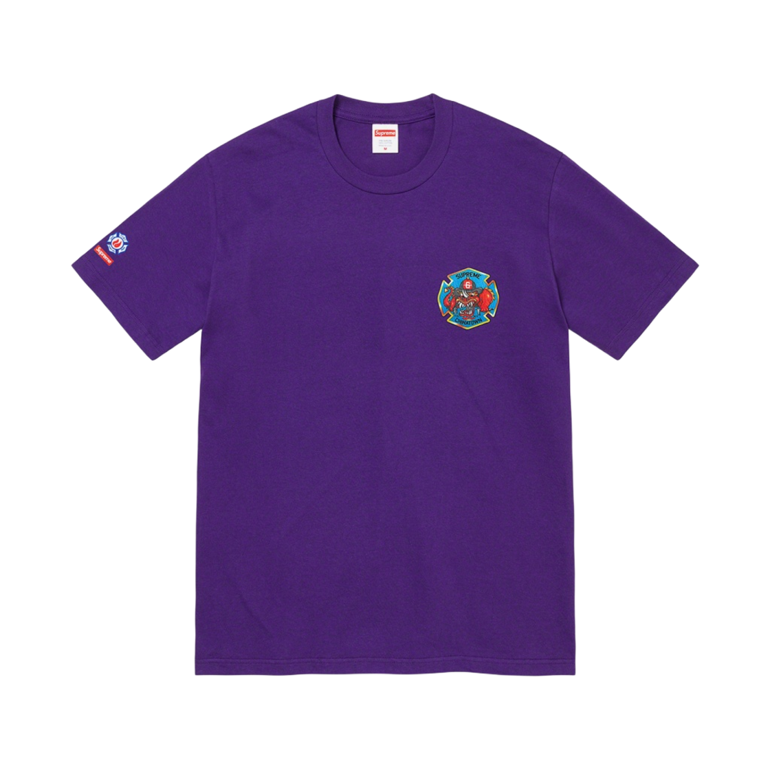 슈프림 FDNY 엔진 9 티셔츠 퍼플 - 22FW(Supreme FDNY Engine 9 T-Shirt Purple - 22FW) - 2