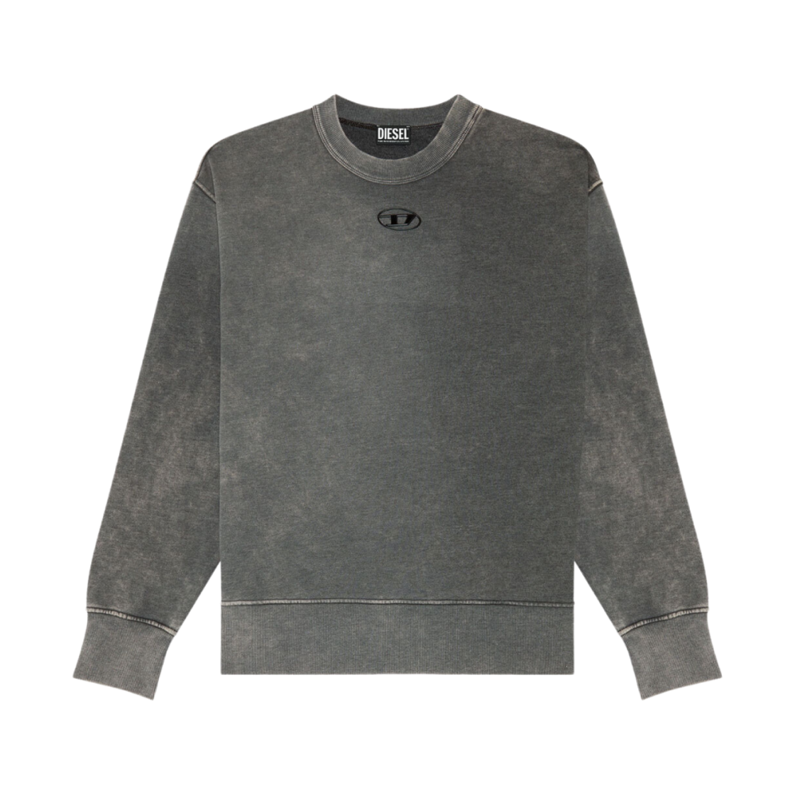 DIESEL S-MACS-G1 オーバーダイスウェットトレーナーチャコール L DIESEL S-MACS-G1 オーバーダイスウェットトレーナーチャコール