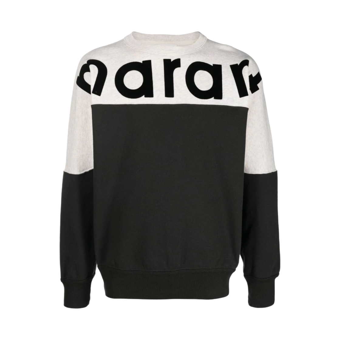 이자벨 마랑 하울리 투톤 로고 스웨트셔츠 페이디드 블랙 - 23SS(Isabel Marant Howley Two Tone Logo Sweatshirt Faded Black - 23SS) - 1