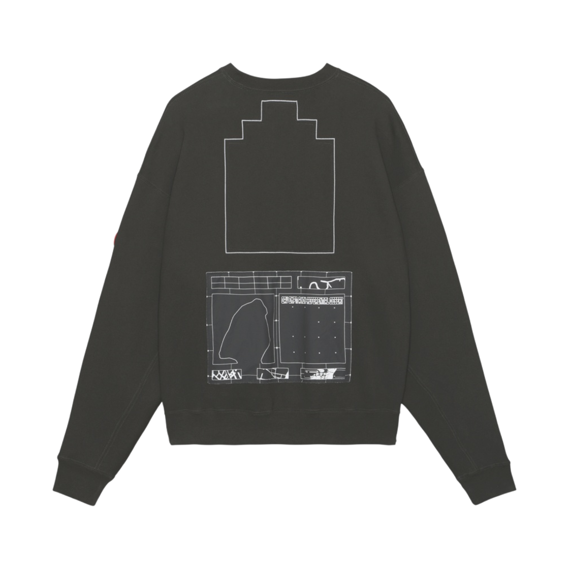 카브엠트 트래젝터리 크루 넥 블랙 - 23SS(Cav Empt Trajectory Crew Neck Black - 23SS) - 2