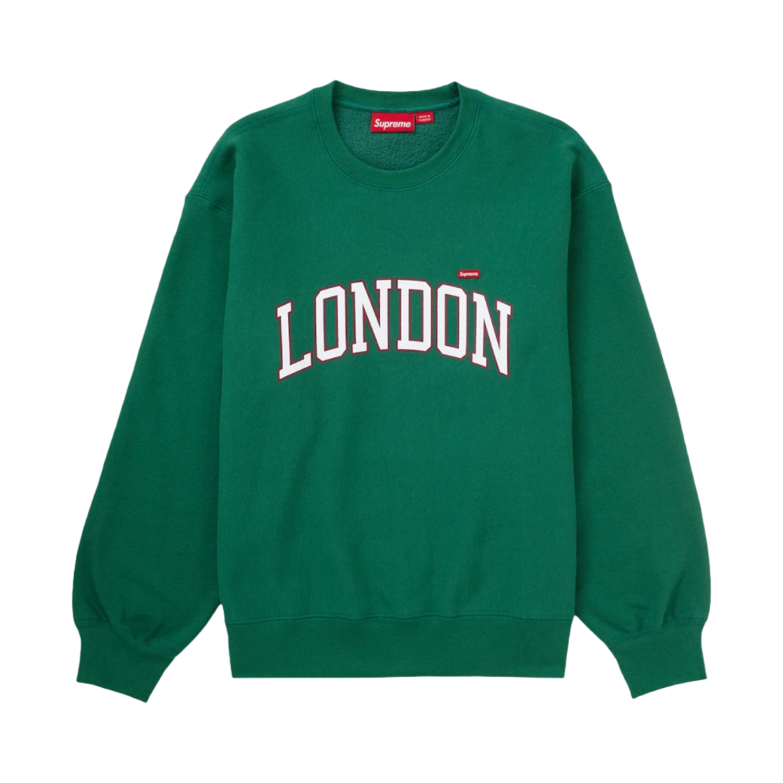 슈프림 런던 샵 스몰 박스 크루넥 그린 - 24SS