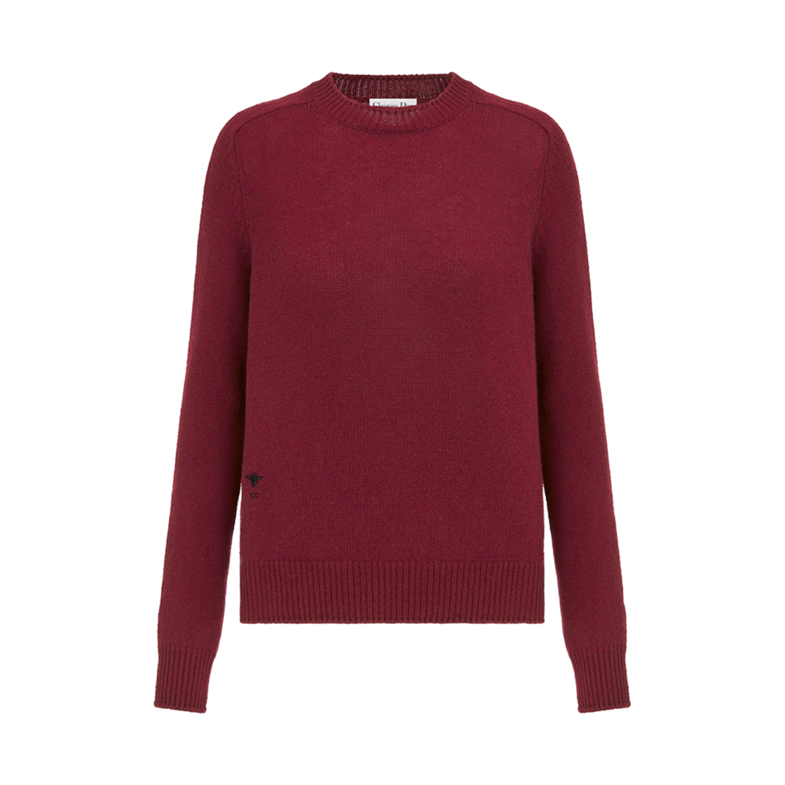 (W) 디올 스웨터 버건디 캐시미어 니트((W) Dior Sweater Burgundy Cashmere Knit) - 1