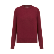 (W) Dior Sweater Burgundy Cashmere Knit