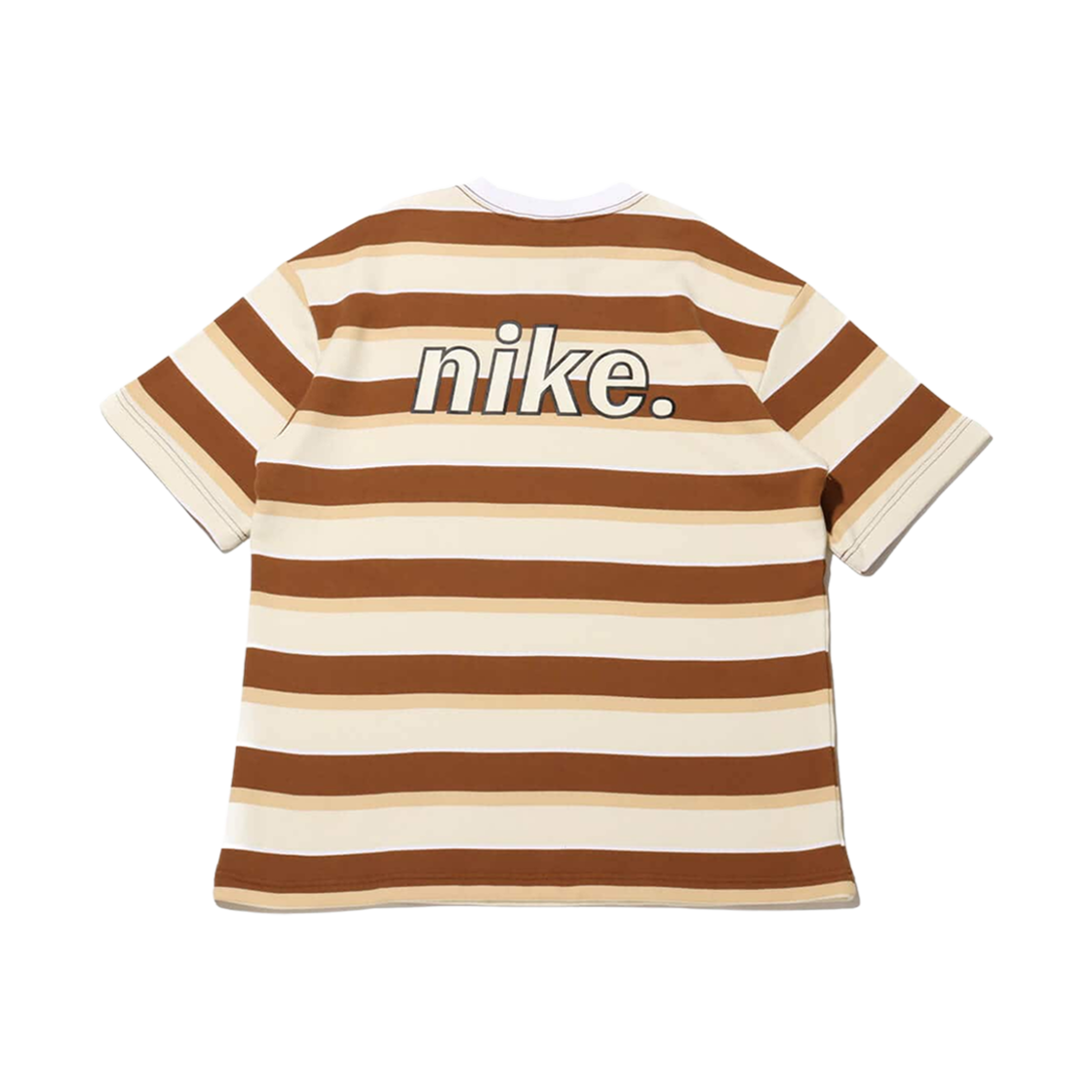 나이키 NSW 숏슬리브 프렌치 테리 탑 브리티시 탄 화이트 - 아시아(Nike NSW Short Sleeve French Terry Top British Tan White - Asia) - 2