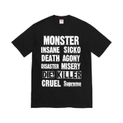 Supreme Monster T-Shirt Black - 21FW