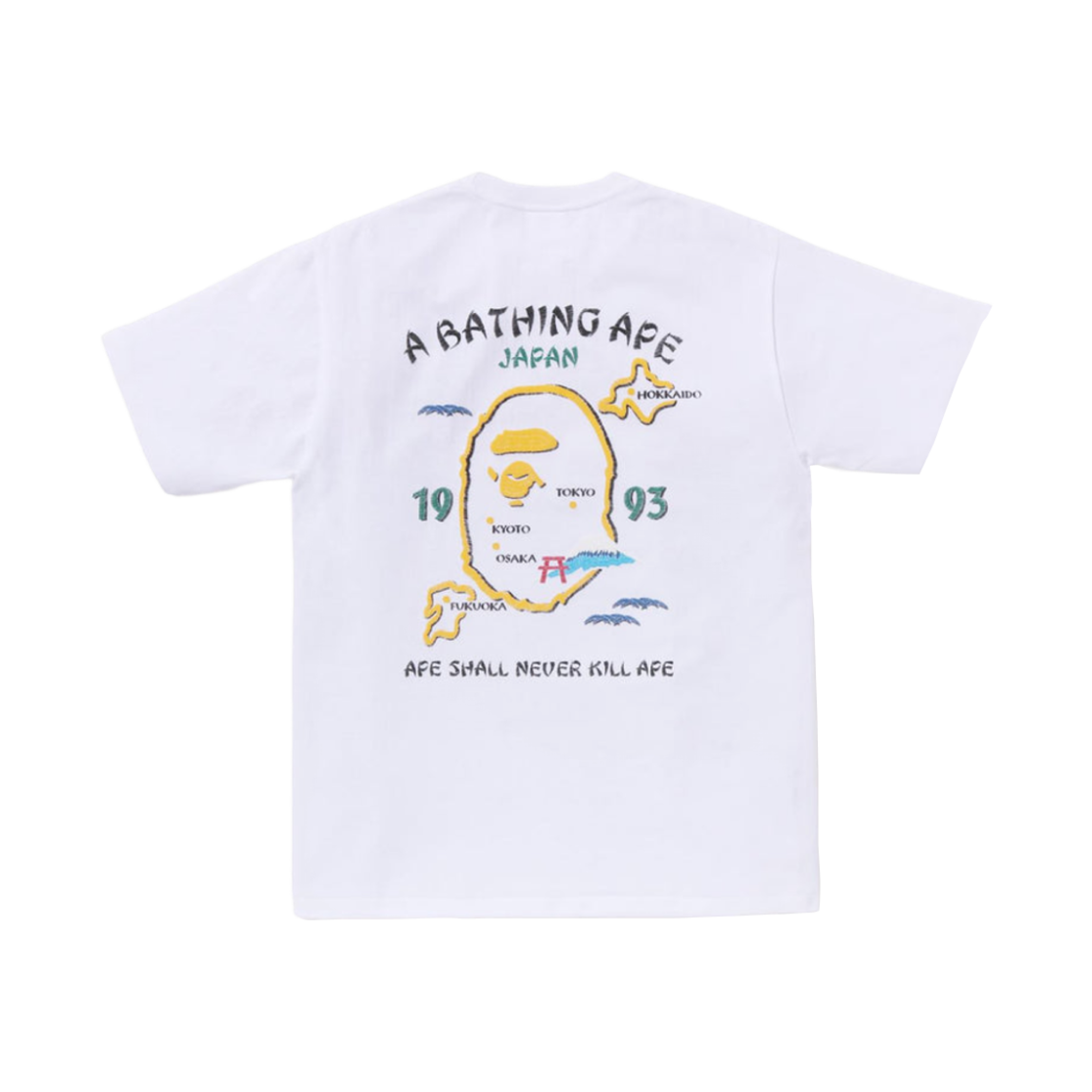- BAPE Japan Souvenir T-Shirt #1 White